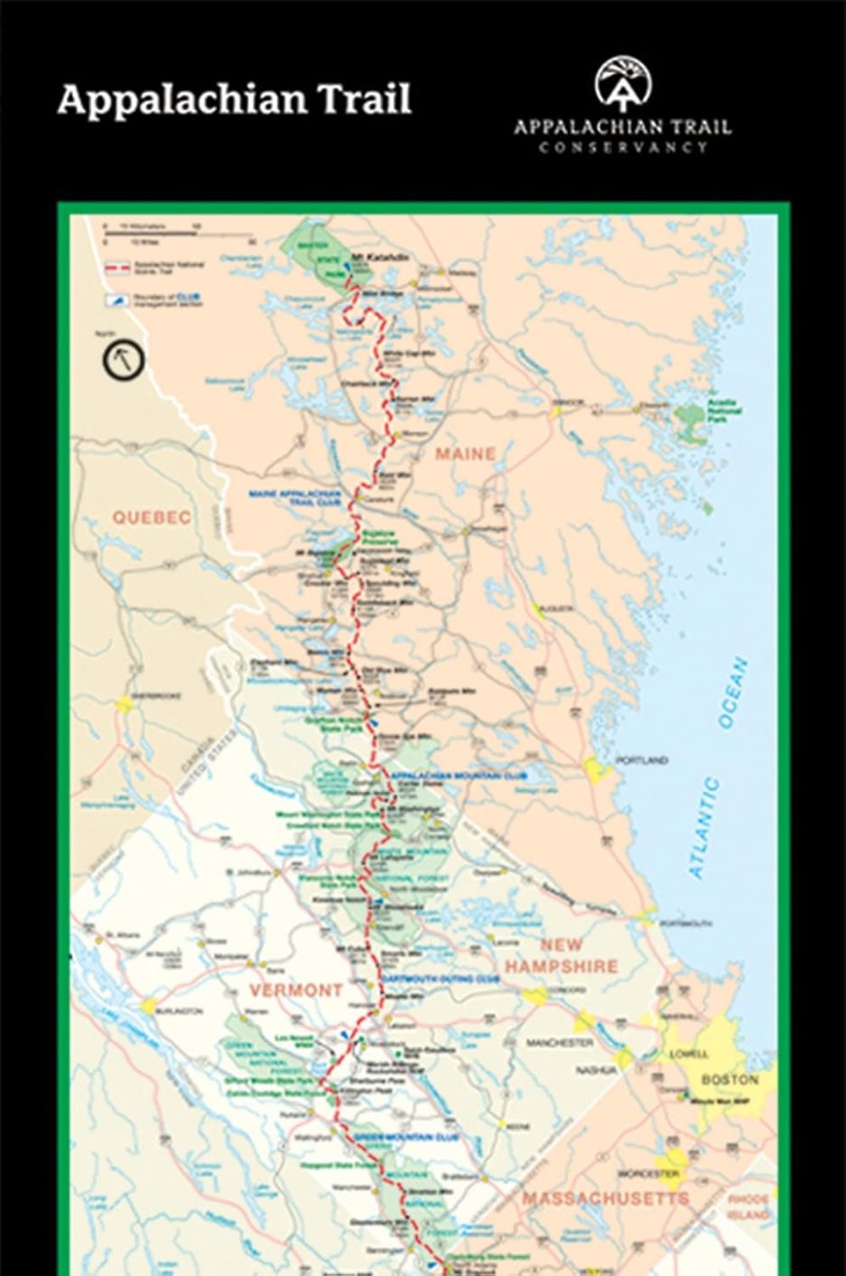 Appalachian Trail Strip-Map Poster - Image 2