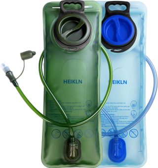 Hydration Bladder 2L-3L,Leak Proof Water Reservoir, BPA Free Military Water Storage Bladder Bag Hydration Pack Replacement Easy Clean for Bicycling Hiking Camping Hunting Running